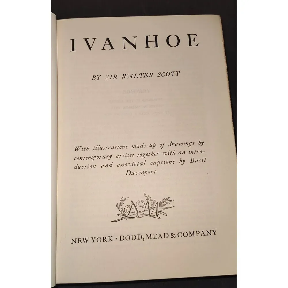 Ivanhoe by Sir Walter Scott- HC Great Illustrated Classics Published in 1941